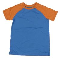 Oranžovo-modré tričko Fat Face