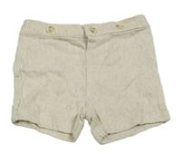 Béžové lněné kraťasy Principles