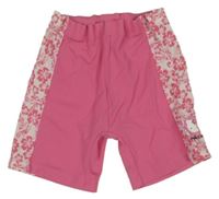 Růžovo-květované UV kraťasy s Kitty 