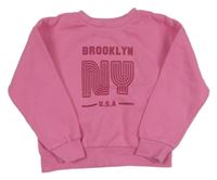 Růžová mikina s nápisem Primark