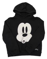 Černá mikina s Mickeym a kapucí C&A