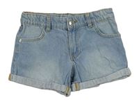 Světlemodré riflové kraťasy Denim 