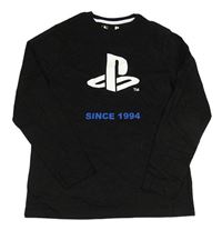 Černé triko PlayStation zn. Primark
