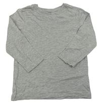 Šedé melírované triko H&M