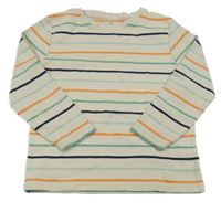 Béžové triko s proužky Topolino