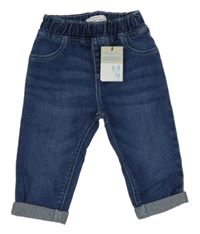 Nové - Tmavomodré rifle Primark