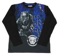 Černo-modré triko s Černým Panterem 