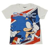 Bílé tričko se SonicemX 