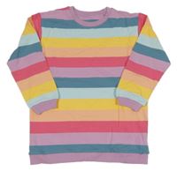 Barevná pruhovaná mikina
