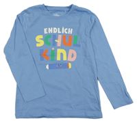 Modré triko s nápisem Topolino