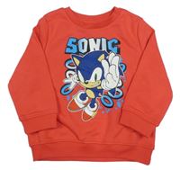 Červená mikina se Sonicem Primark