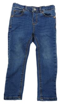 Světlemodré skinny rifle Zara 