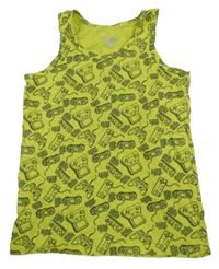 Žluté tílko s joysticky LC Waikiki 