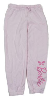 Světlerůžové tepláky s Barbie H&M