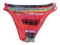 Barevno-jahodové plavkové kalhotky FIT-Z