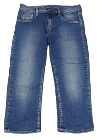 Modré capri teplákové rifle GAS JEANS