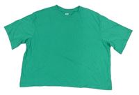 Zelené crop tričko H&M