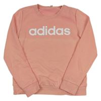 Broskvová mikina Adidas