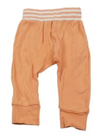 Lososové turecké tepláky s pruhy Sense Organics