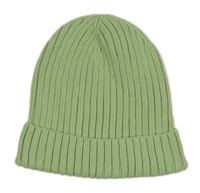 Světlezelená žebrovaná čepice H&M