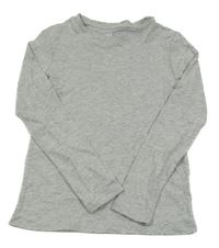 Šedé melírované triko H&M
