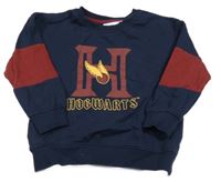 Tmavomodro/vínová mikina s písmenkem - Harry Potter PEPCO