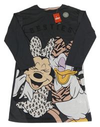 Nové - tmavošedé šaty s Minnie a Daisy George