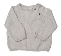 Světlebéžový melírovaný svetr H&M