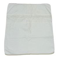 Bílá deka s béžovým lemem Mothercare