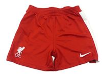 Červené fotbalové kraťasy s bílými pruhy - Liverpool FC Nike
