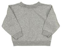 Šedá melírovaná mikina H&M
