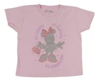 Růžové tričko s Minnie Disney