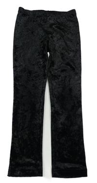 Černé sametové legíny Kids