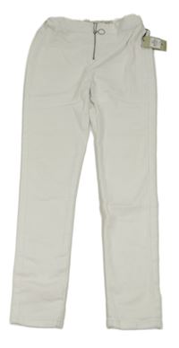 Bílé super skinny rifle Denim Co.