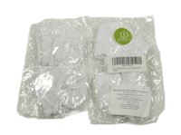 Nové - 4x bílé ponožky s krajkou 