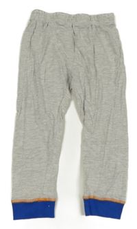 Šedo-modré pyžamové kalhoty 