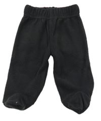 Antracitové fleecové polodupky 