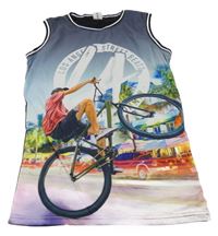 Šedo-barevné sportovní tílko s kolem Chapter young