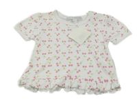 Nové - Bílé tričko s třešněmi