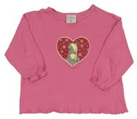 Růžové triko s koněm 