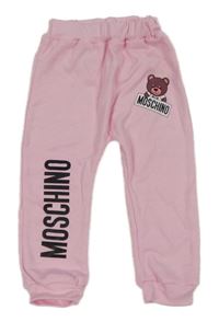 Světlerůžové tepláky s medvědem - Moschino