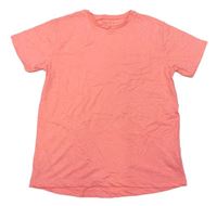 Neonově růžové melírované tričko s kapsou Next