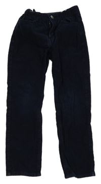 Tmavomodré manšestráky H&M