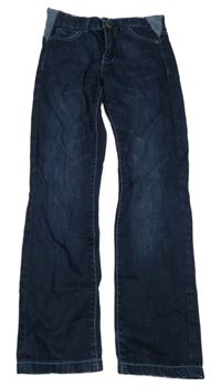 Tmavomodré skinny rifle Yigga