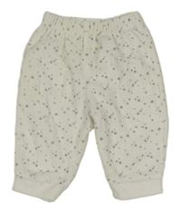 Bílo-šedé sametové šaty s hvězdičkami C&A