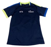 Tmavomodré sportovní tričko s číslem 