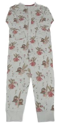 Smetanový overal s vílami Tu