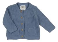 Světlemodrý propínací svetr F&F