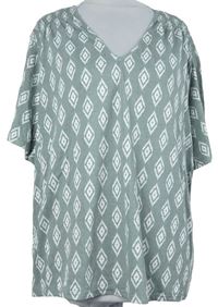 Dámská khaki vzorovaná halenka M&S