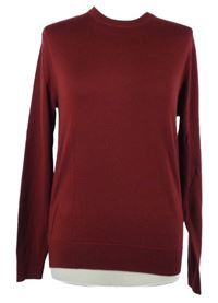 Pánský karmínový vlněný svetr UniQlo